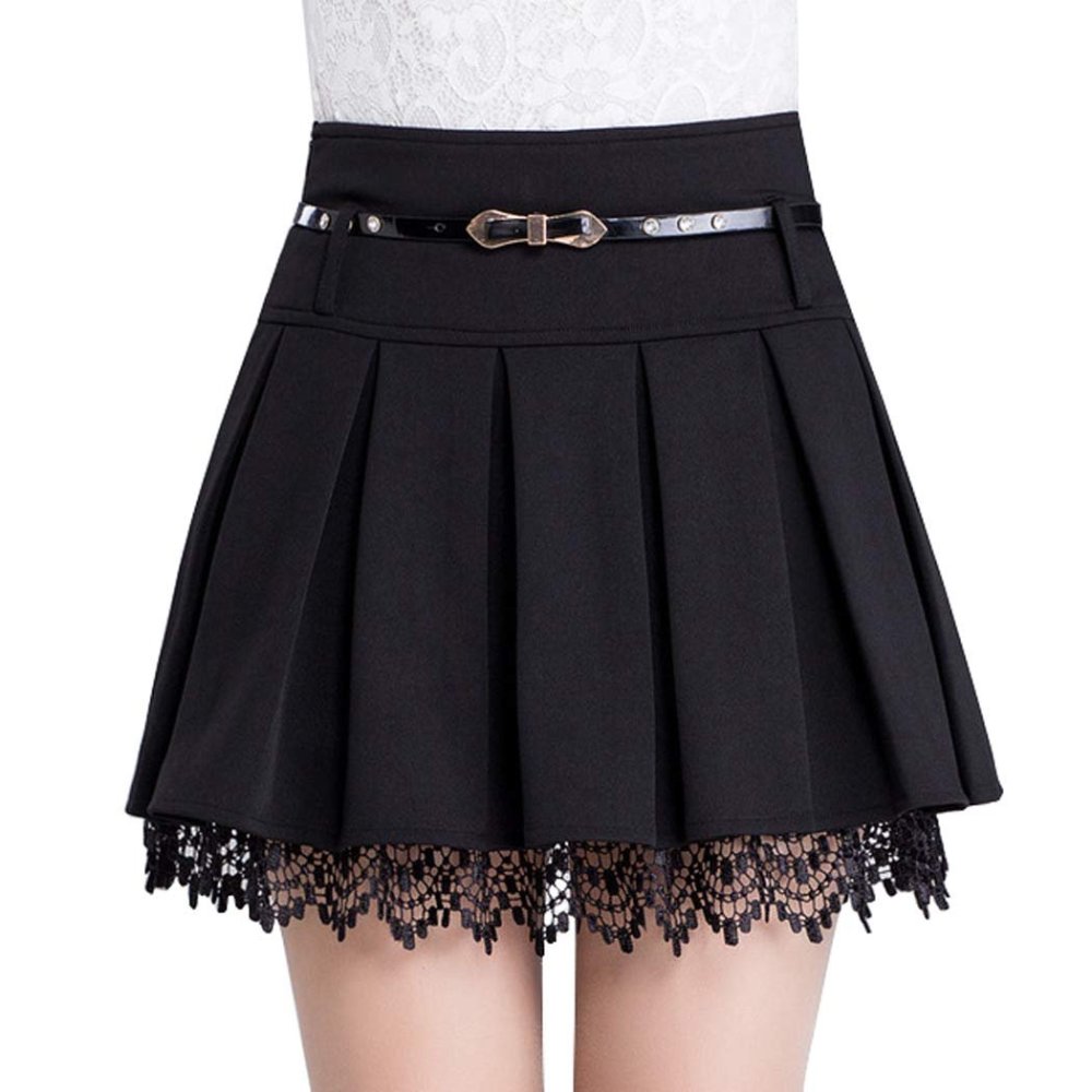 Юбка комбинированная из двух тканей