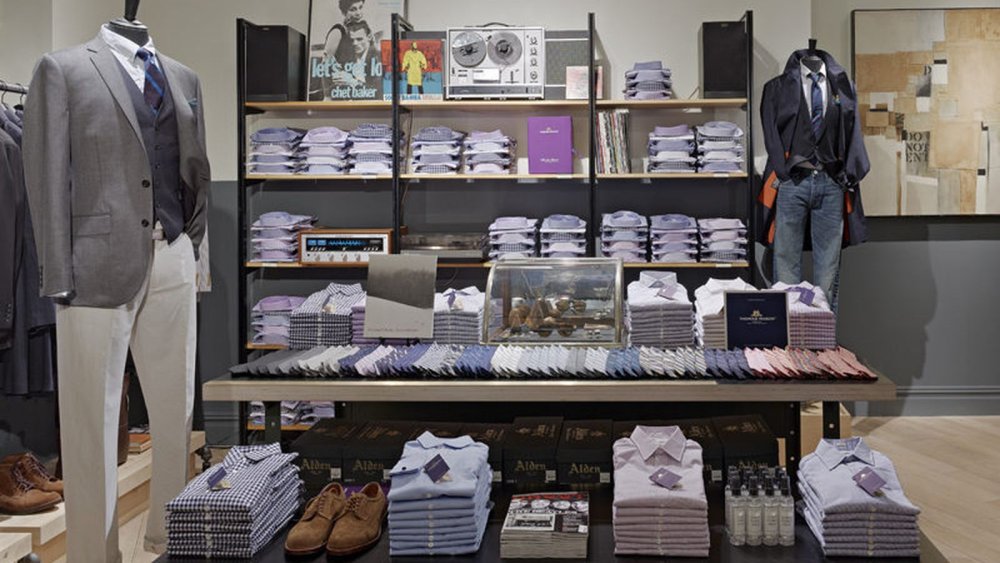 Зеркало бутик мерчандайзинг Mango