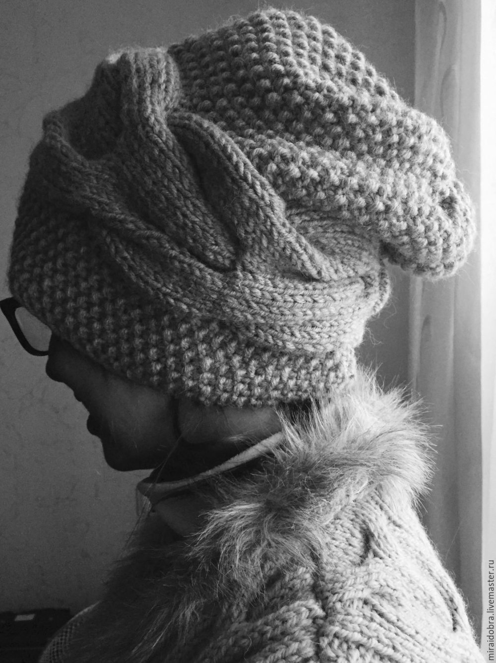 Шапка в стиле бохо