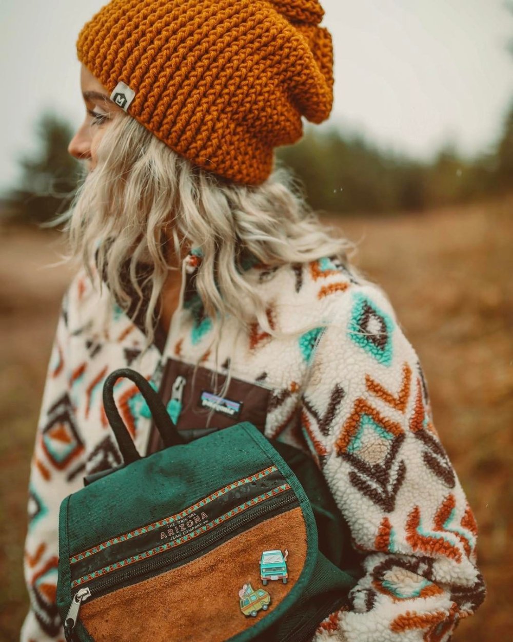 Хипстерские шапки для девушек