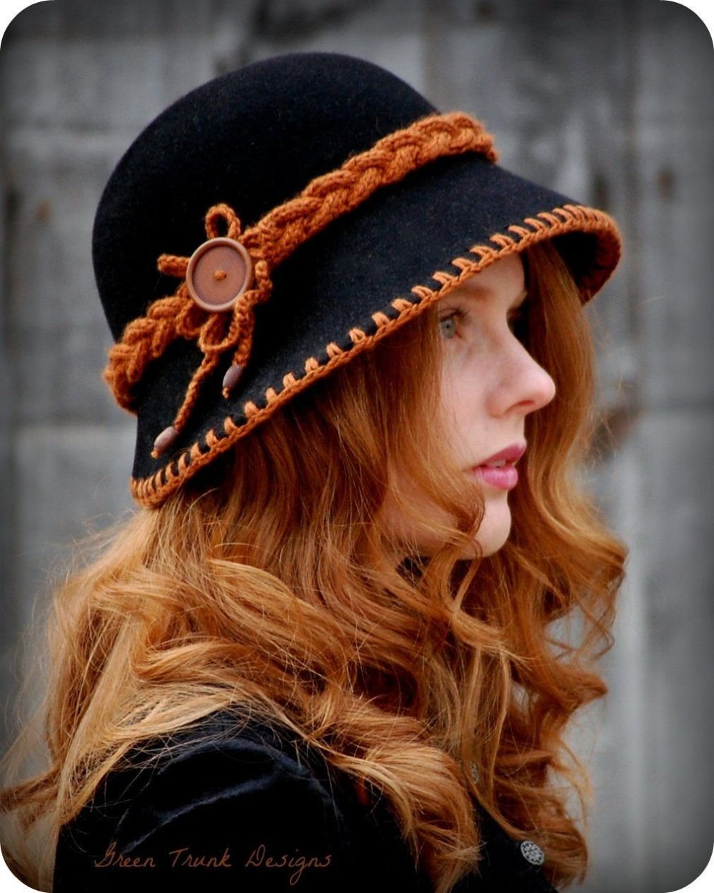 Вязаная шапка бохо бохо