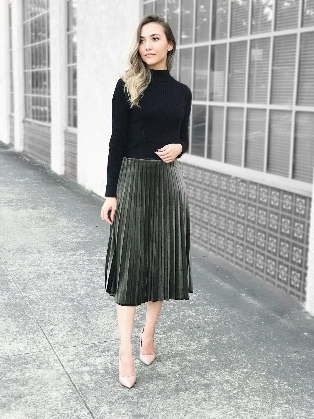 Вельветовая юбка