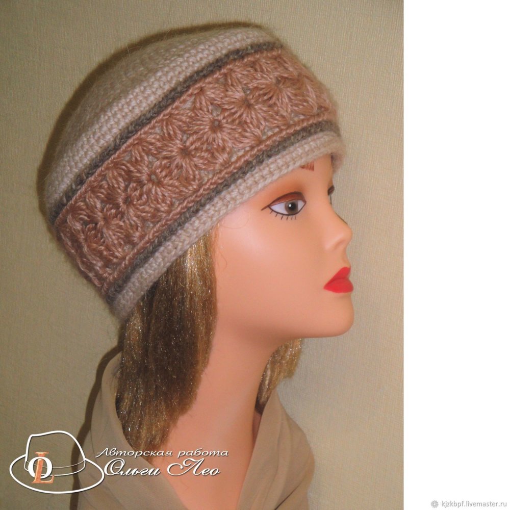 Шапка кубанка вязаная крючком