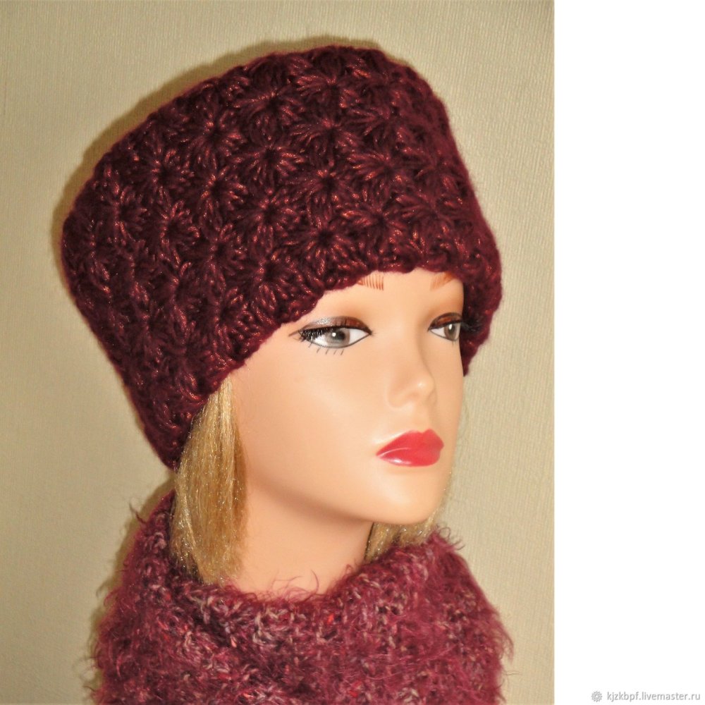 Вязаная кубанка "Иоанна