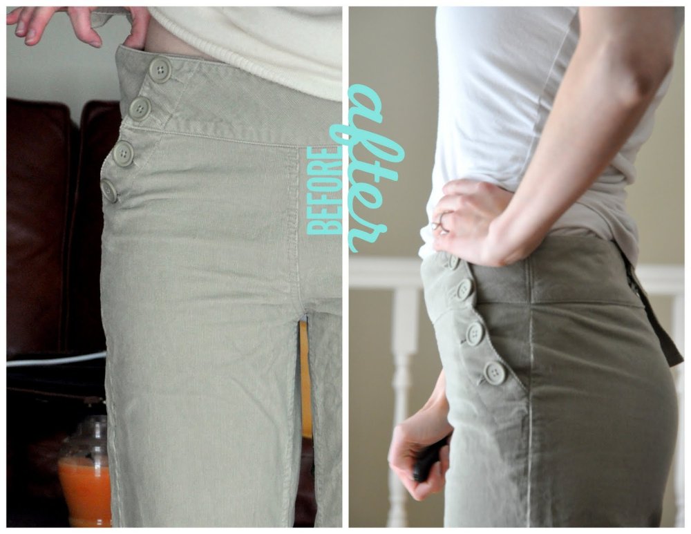 Материал штанов старых