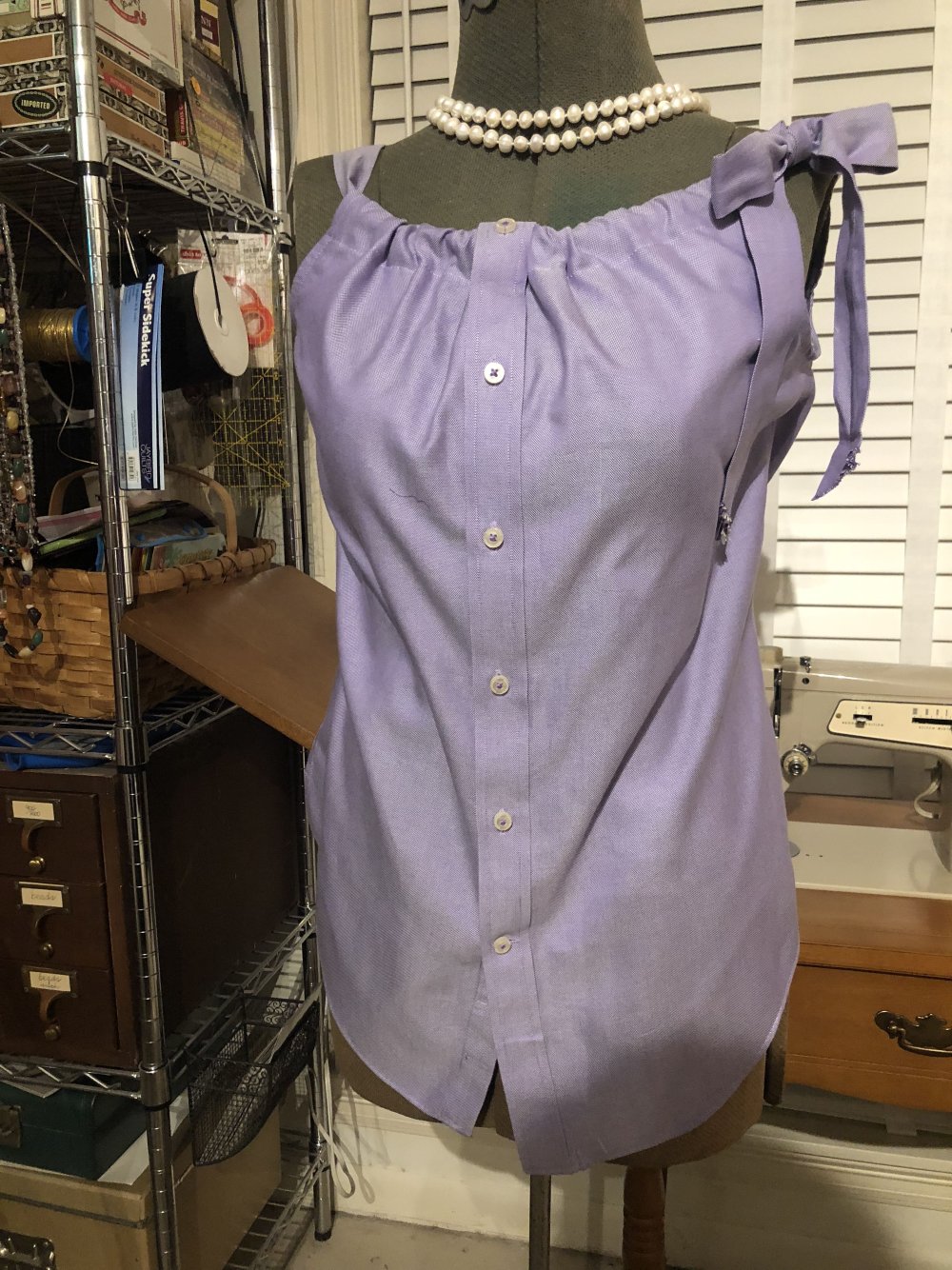 Юбка из рубашки