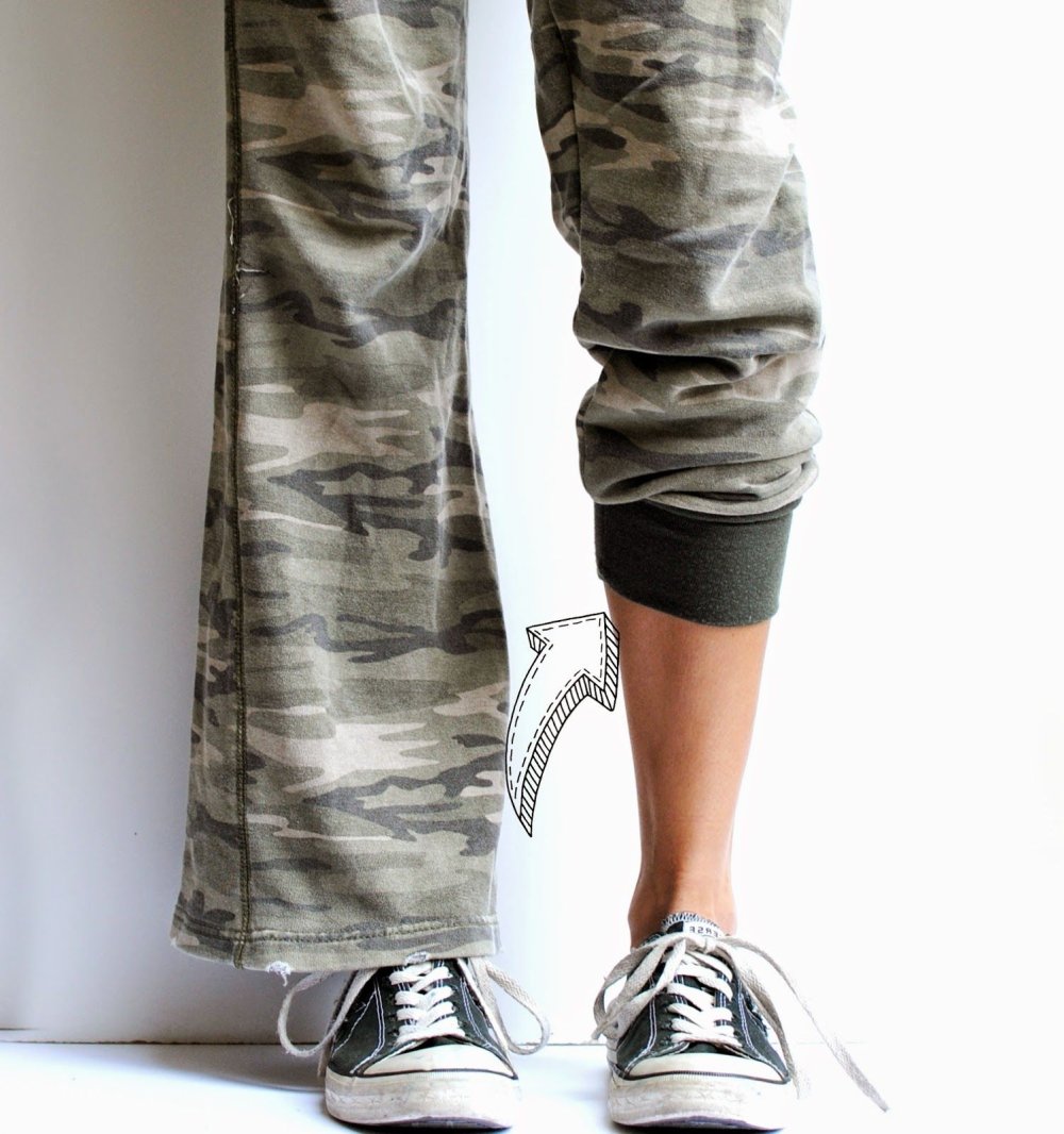 Юбка из брюк переделки