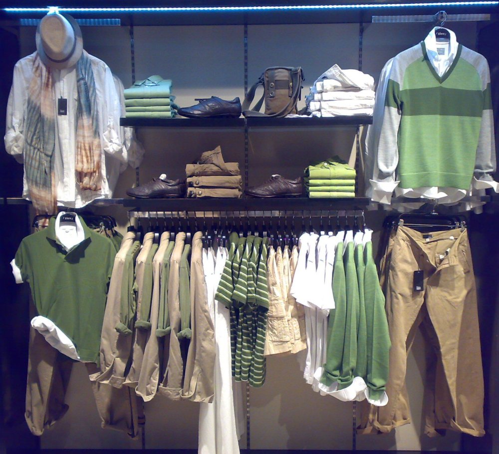 Профильная развеска одежды