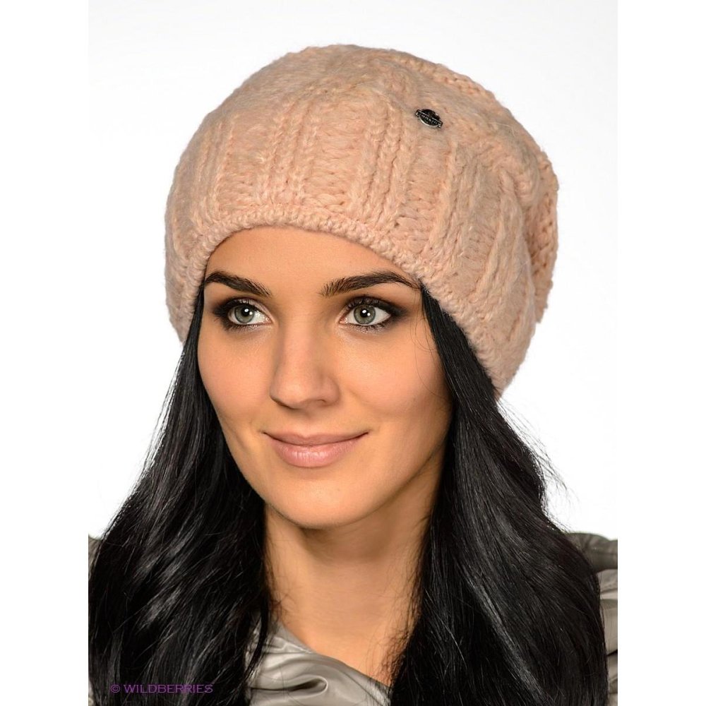 Вязаные шапки для круглого лица