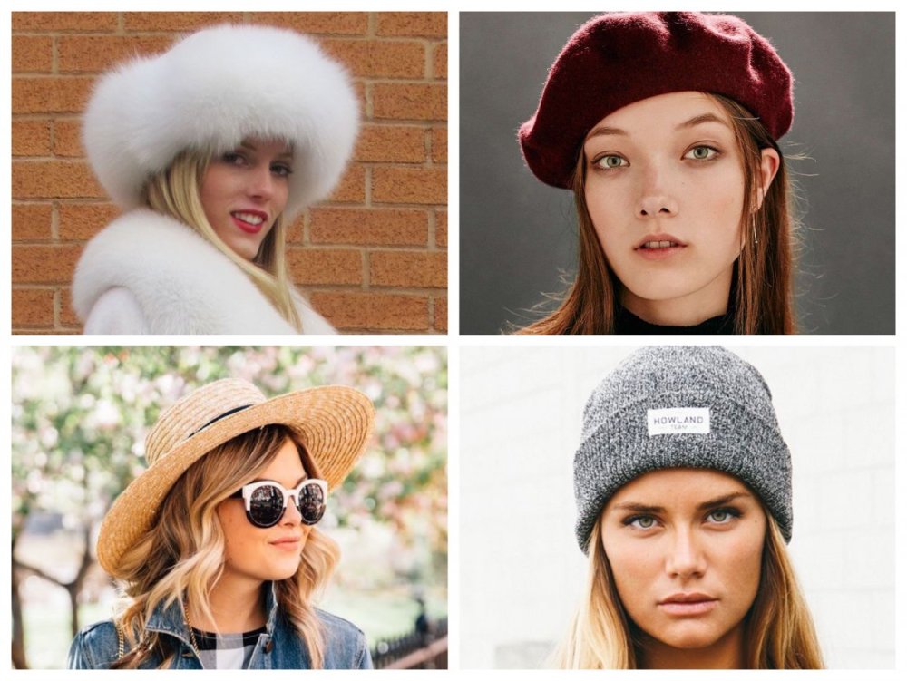 Шапки для овального лица