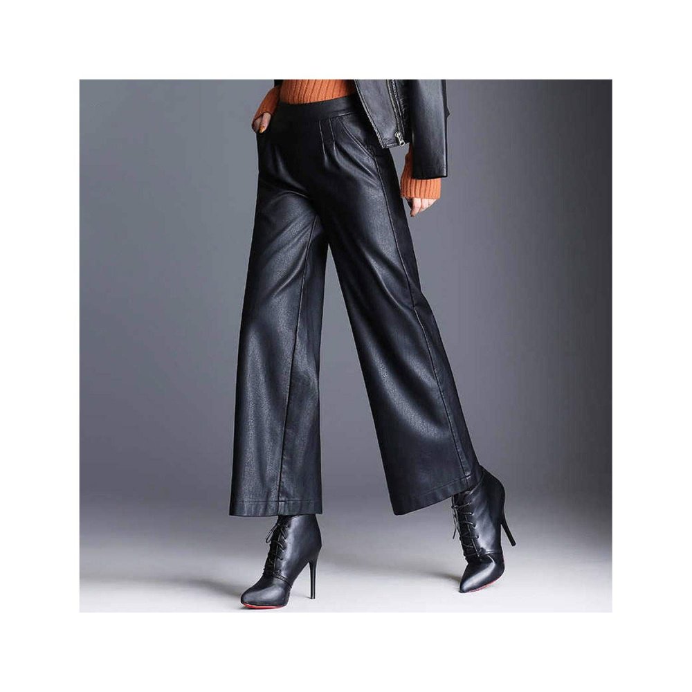 Кожаные штаны Зара 2021