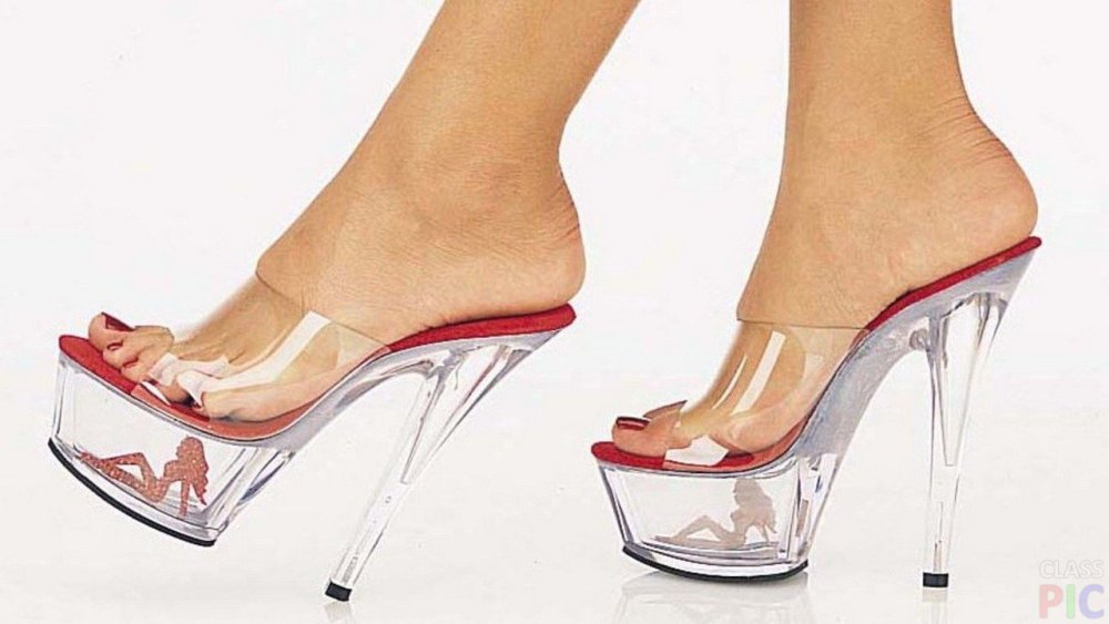 Прозрачные туфли