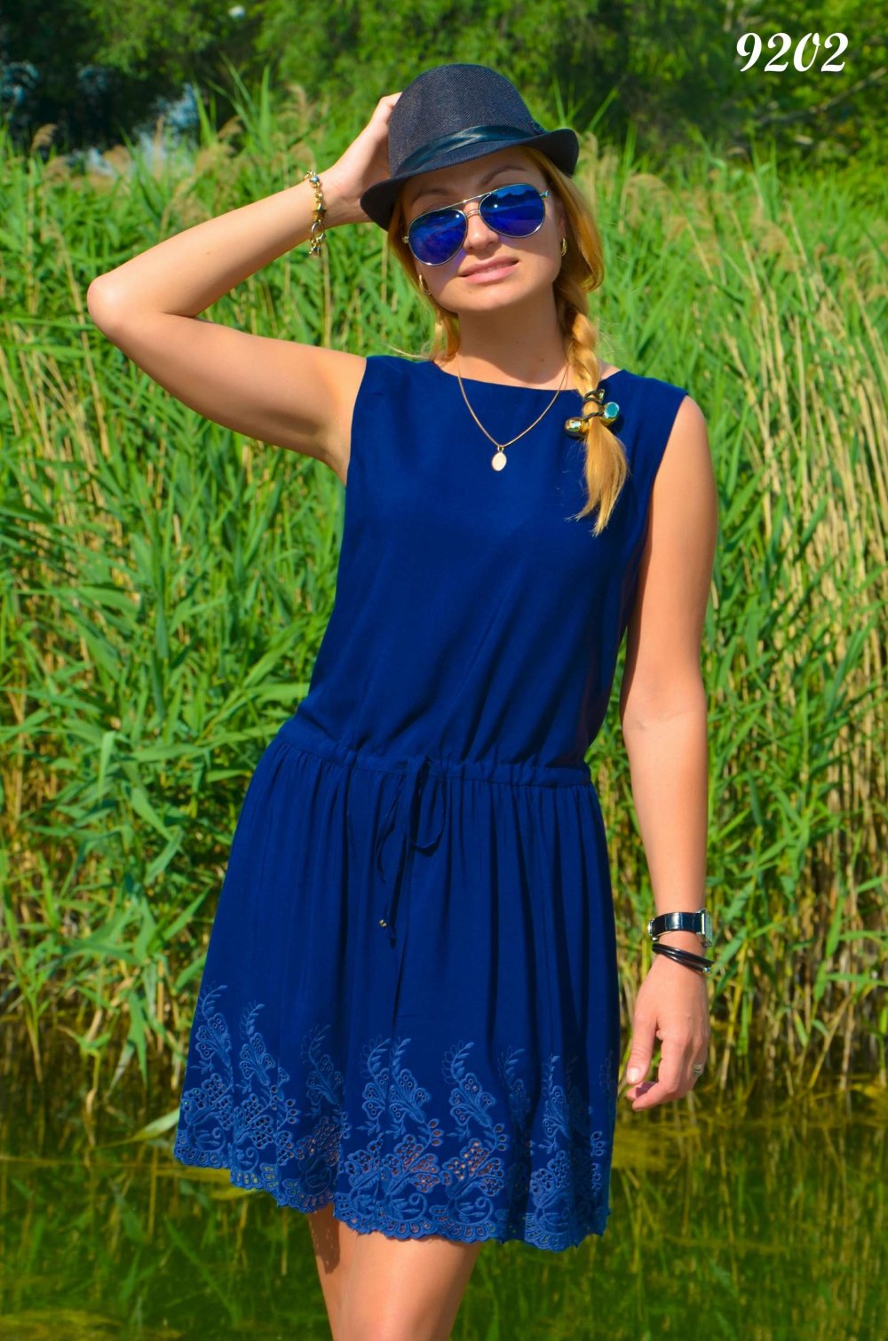 Платье с кокеткой