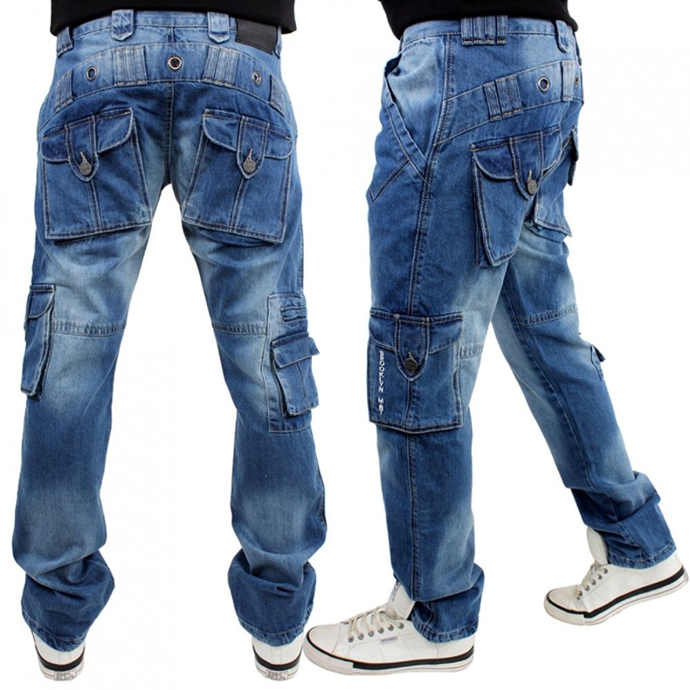Мужские Jet lag Herren Cargo Jeans Safety Navy
