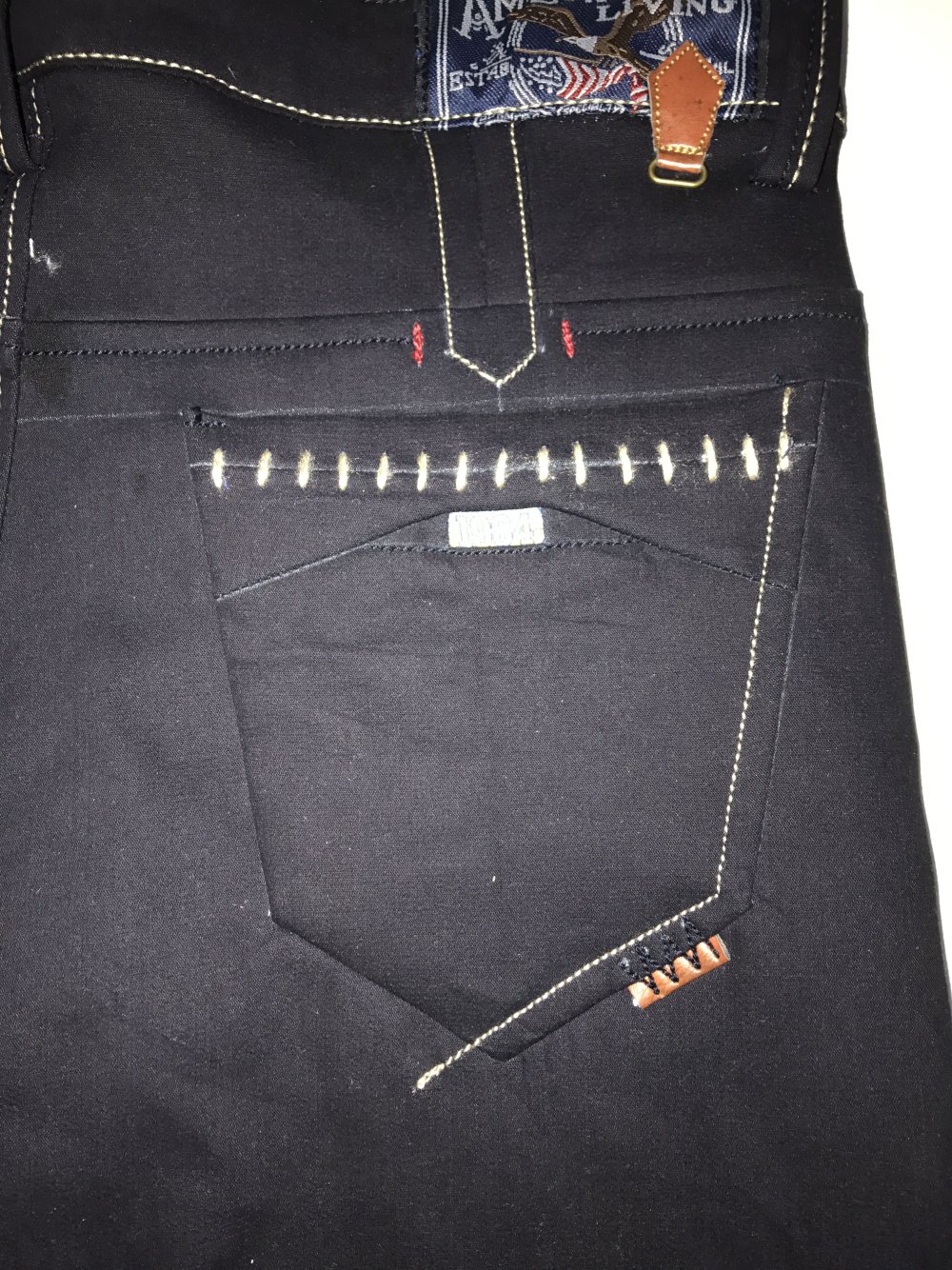 Разрисованные джинсы кармашки