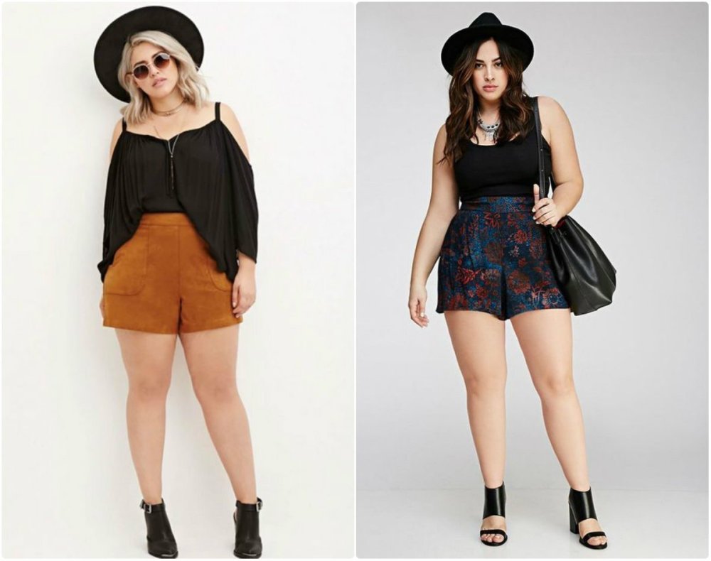 Полные девушки в юбках коротких