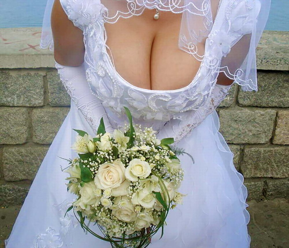 Свадебное платье на большую грудь