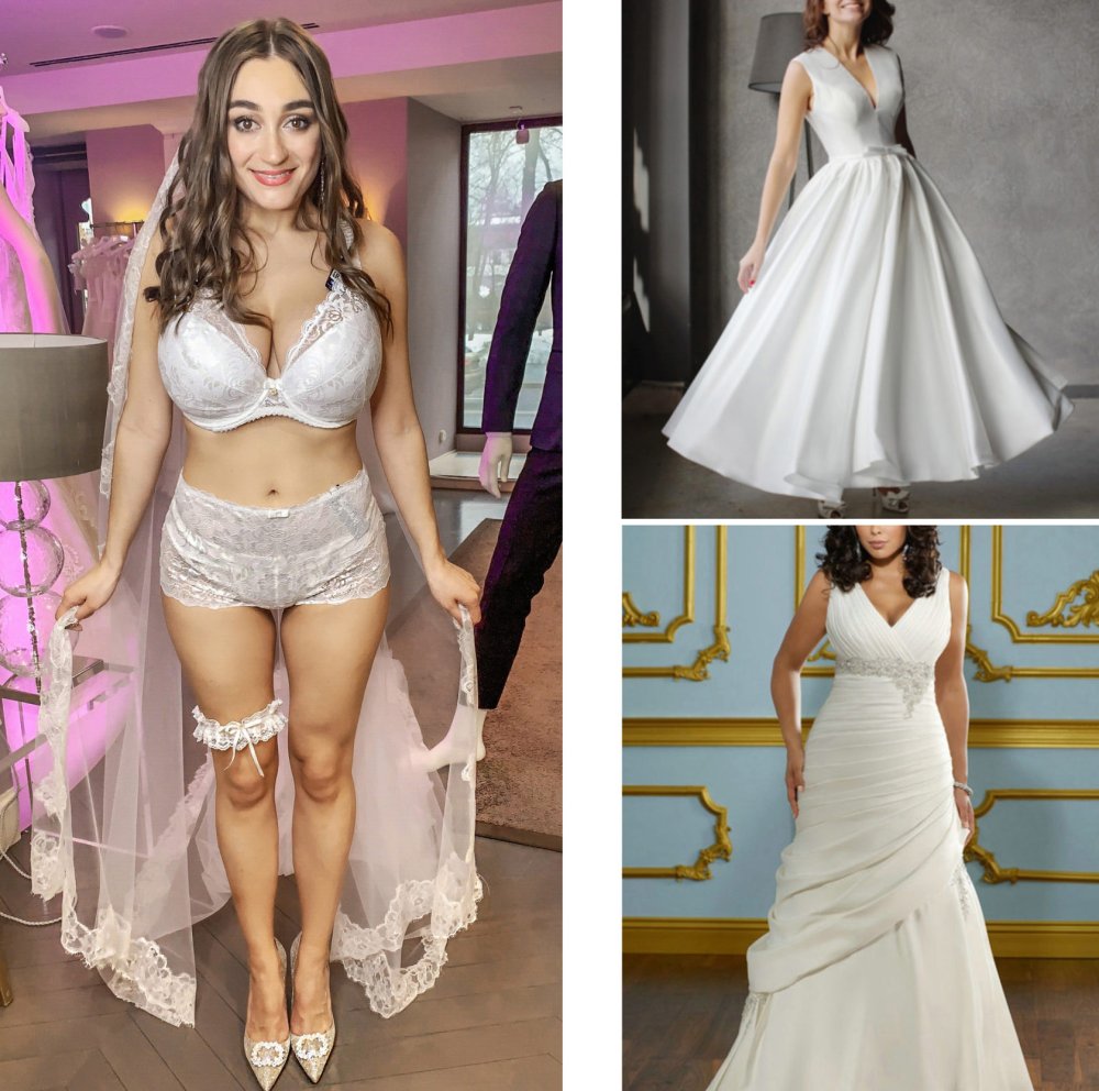 Свадебные платья плюс сайз 56-58 размер