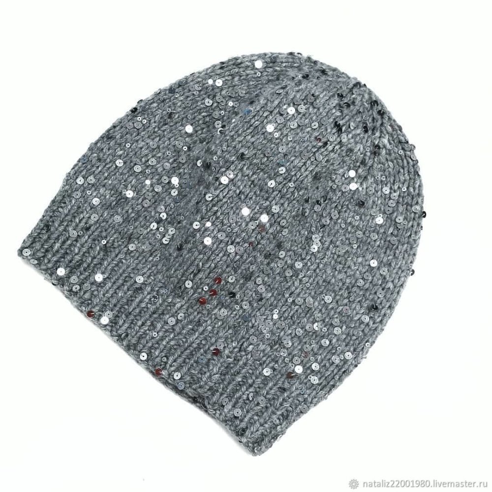 Тюрбан с пайетками