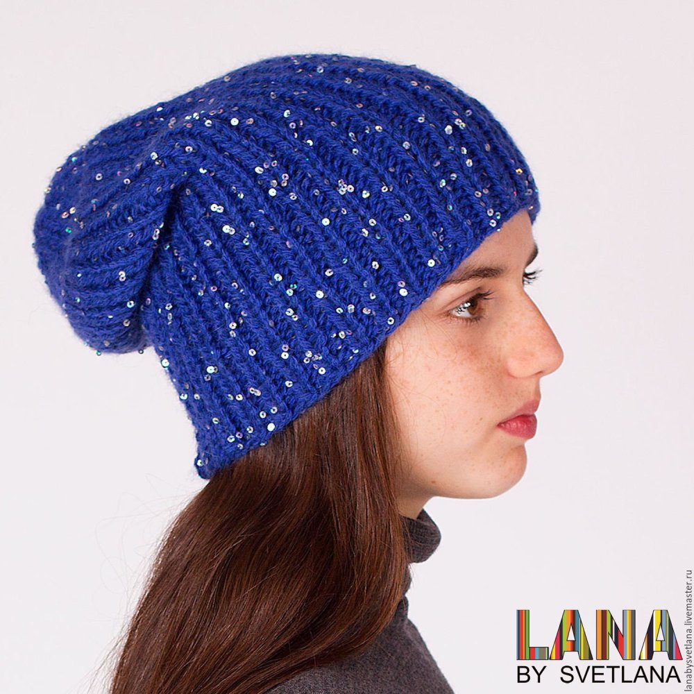 Шапка бини Ольга Макшеева