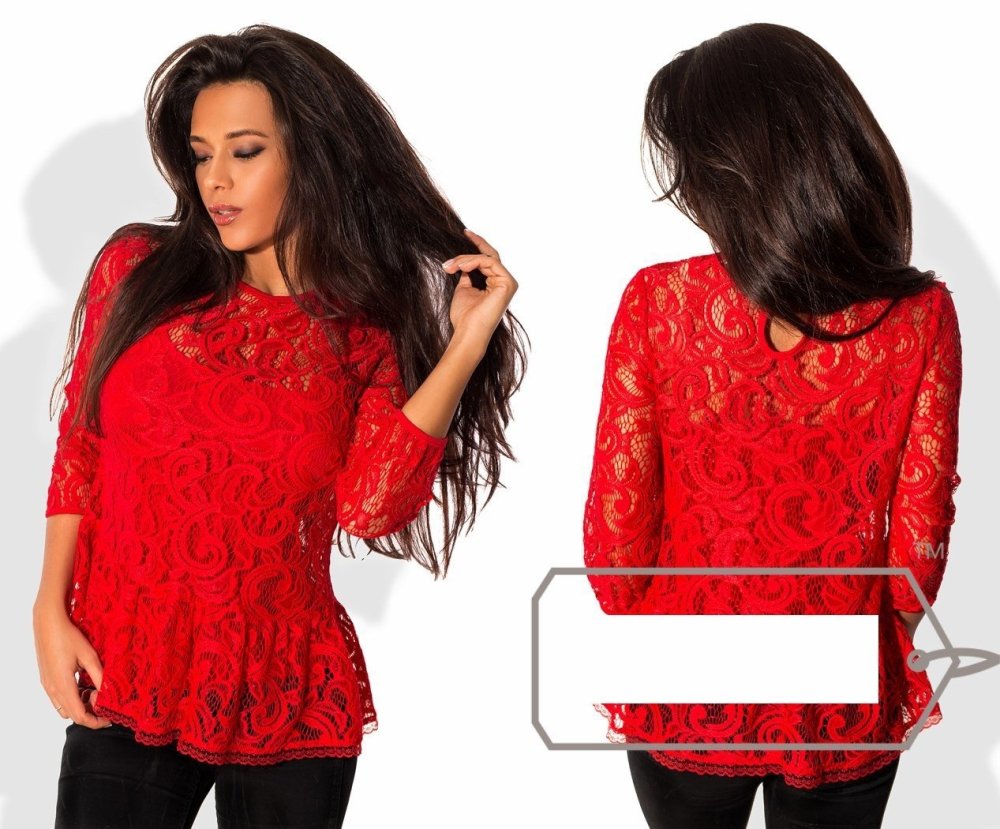 Блузки из гипюра