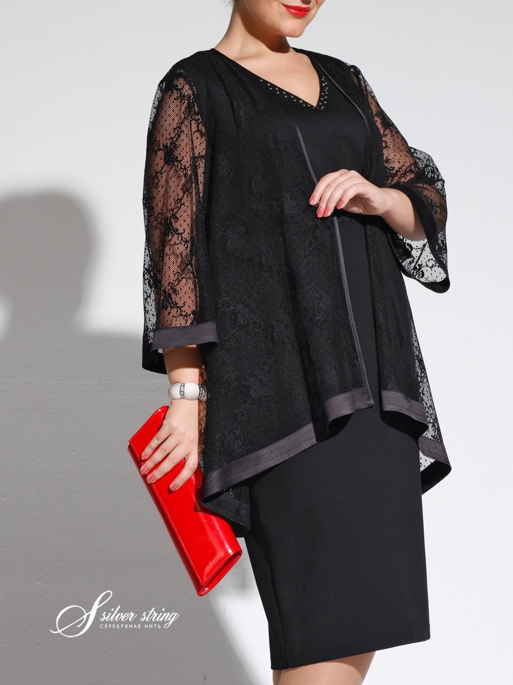 Накидки на платье для полных женщин