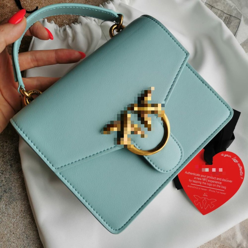 Сумка Пинко бирюзовая