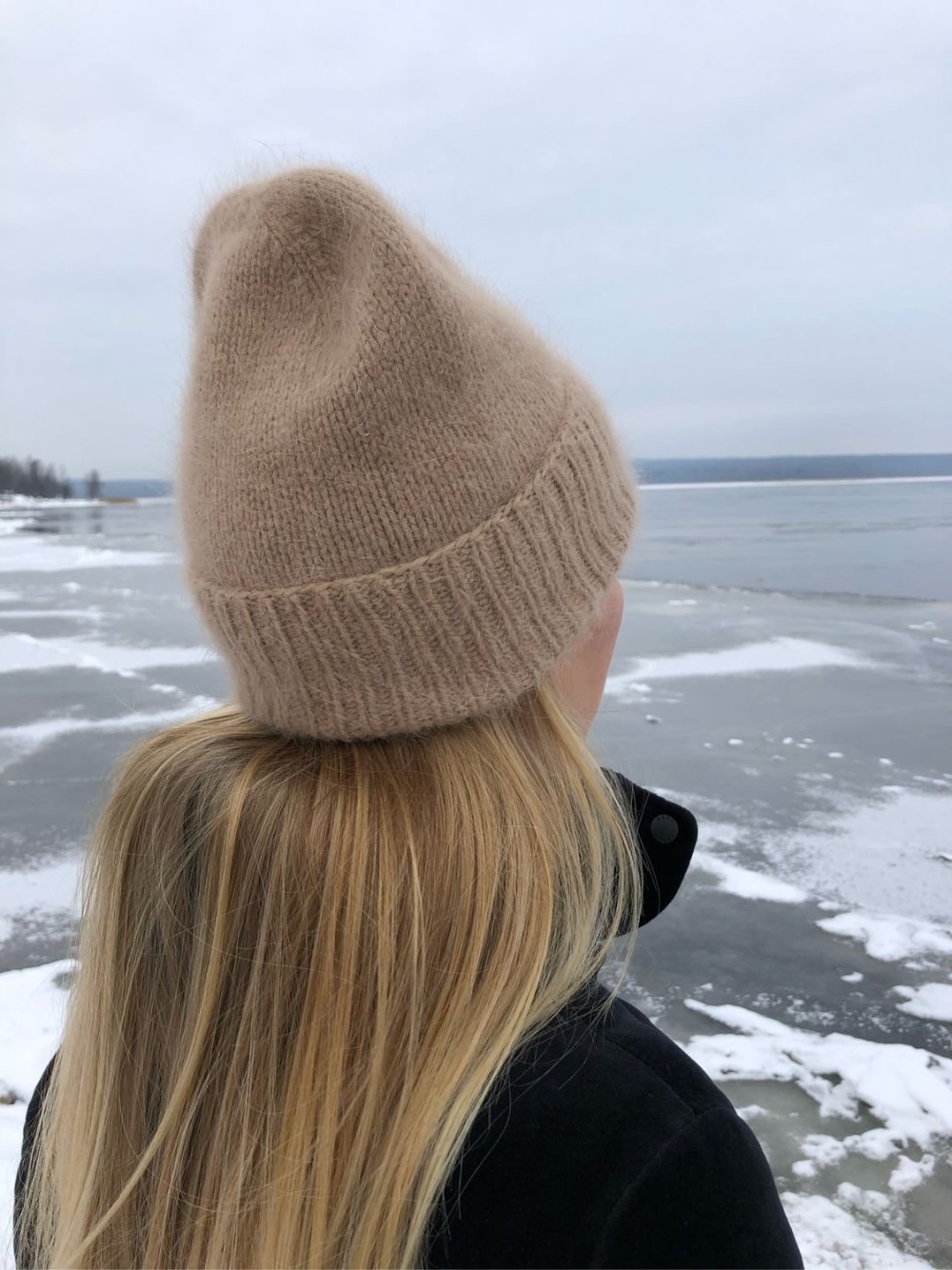 Шапка с красивой макушкой