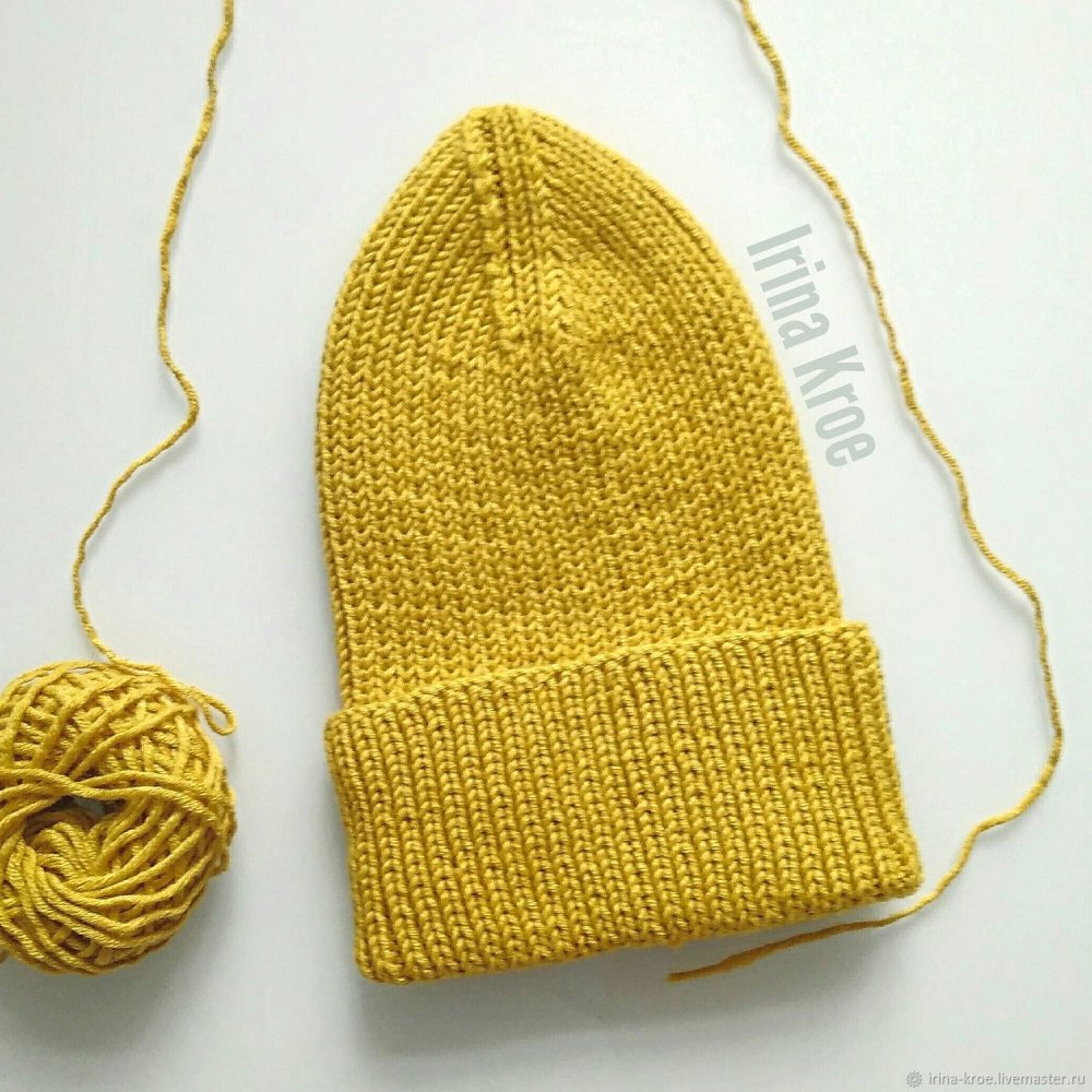 Шапка с плоской макушкой