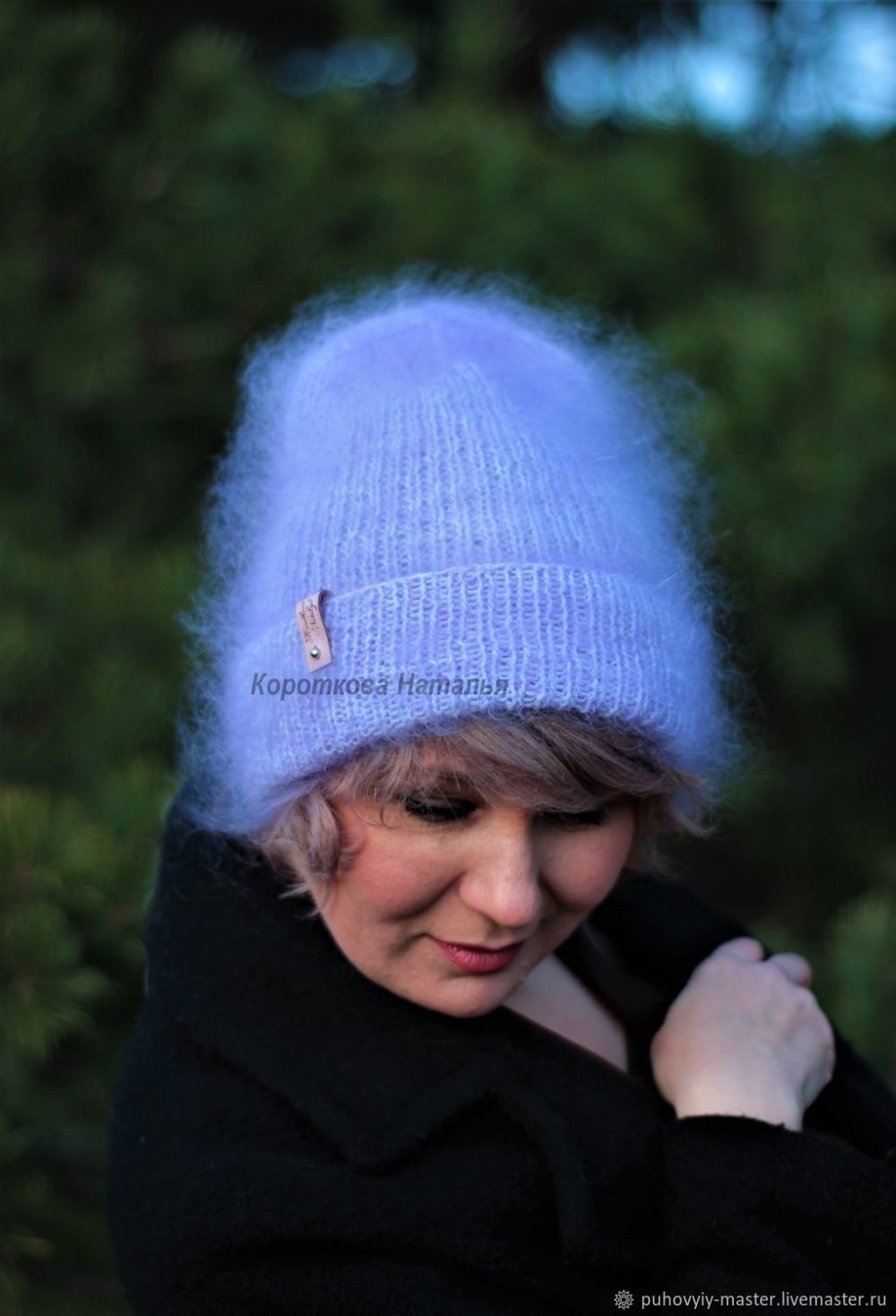 Макушка шапки резинкой 1 на 1