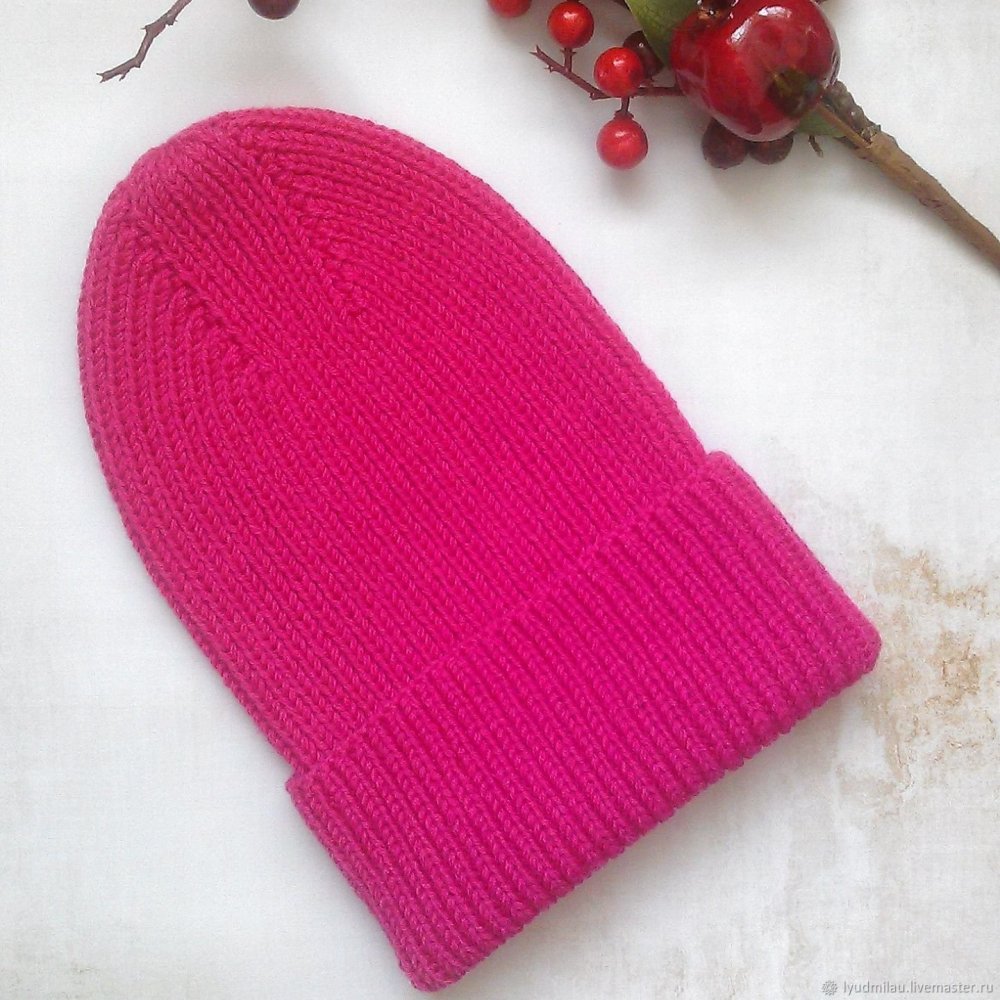 Шапка с удлиненной макушкой