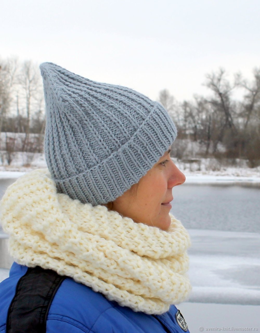 Вывязывание макушки шапки