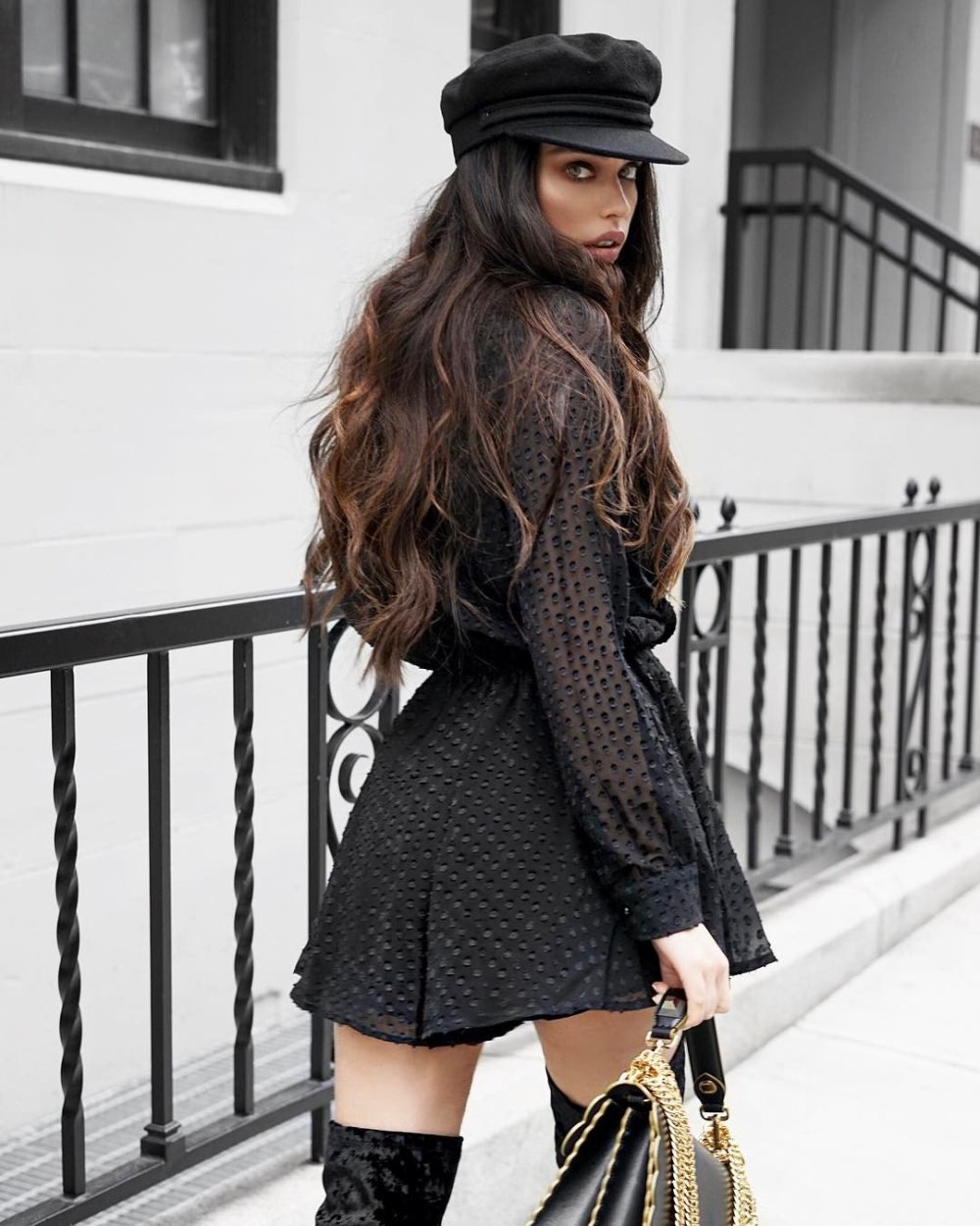 Кепка женская с шубой