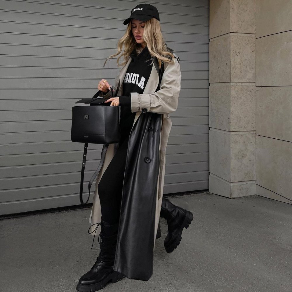 Пальто в стиле милитари с кепи Гаврош