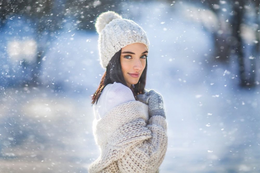 Ирина Снежная вязание шапки