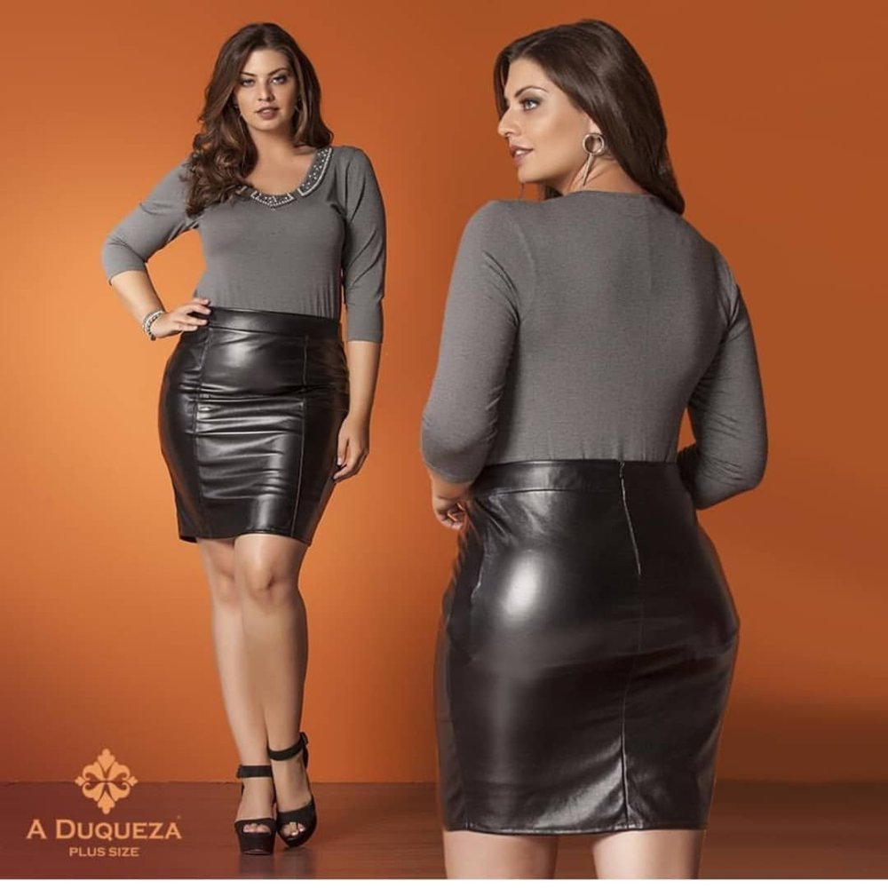 Кожаная юбка референс