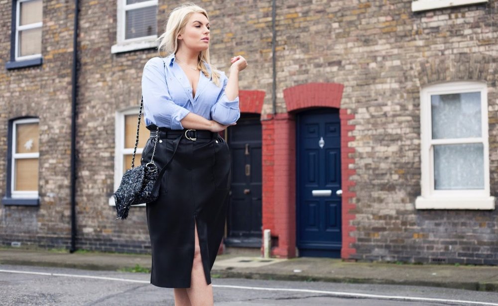 Юбка с баской