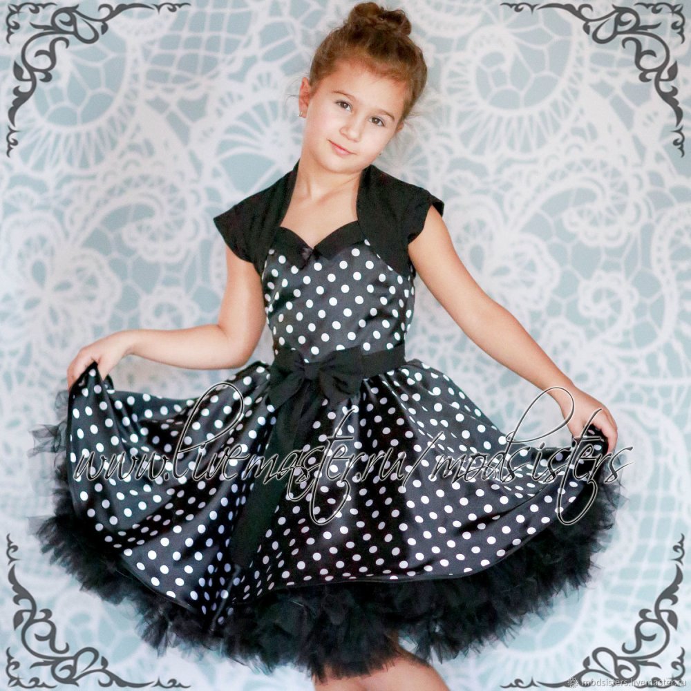 Ретро платье для девочки 122