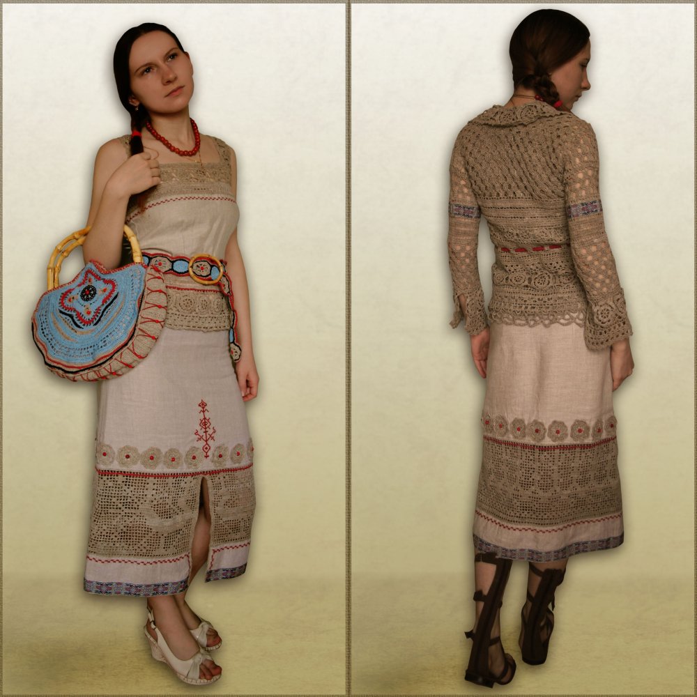 Верхняя женская одежда в стиле бохо