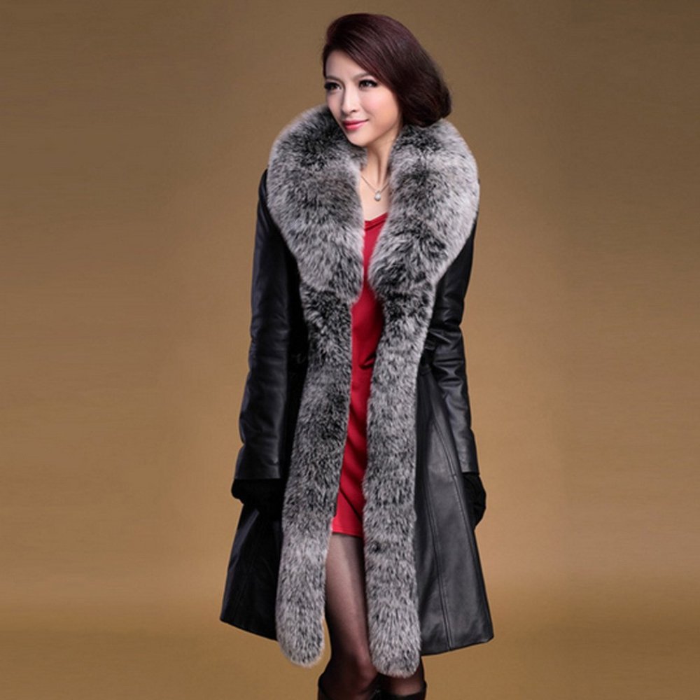 La Reine Blanche кожаный плащ