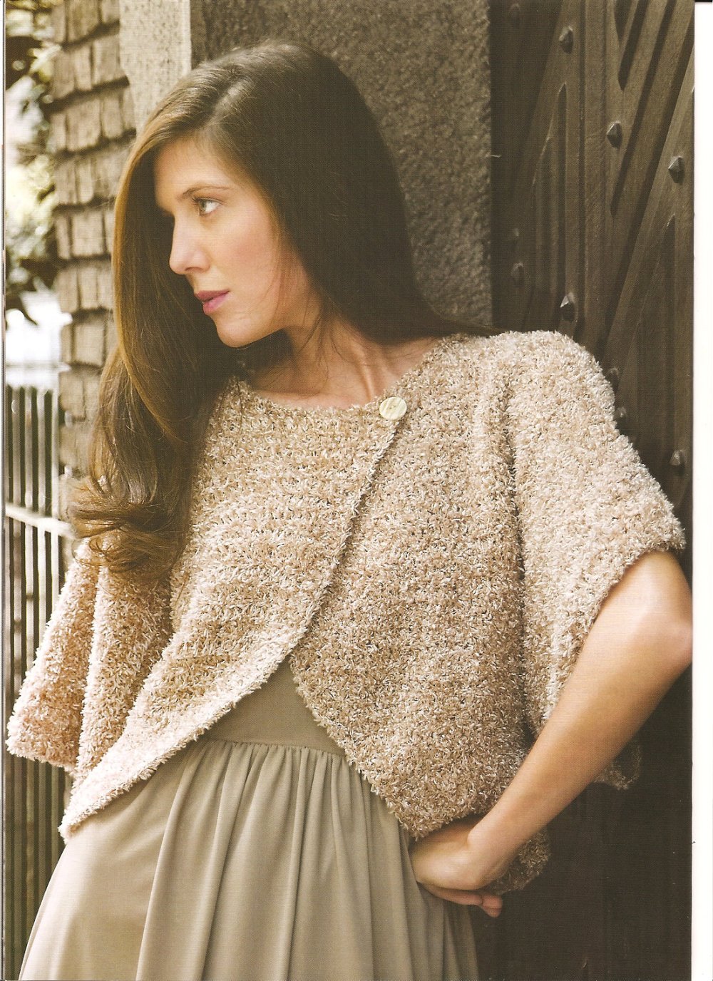 Свитер из пряжи с люрексом