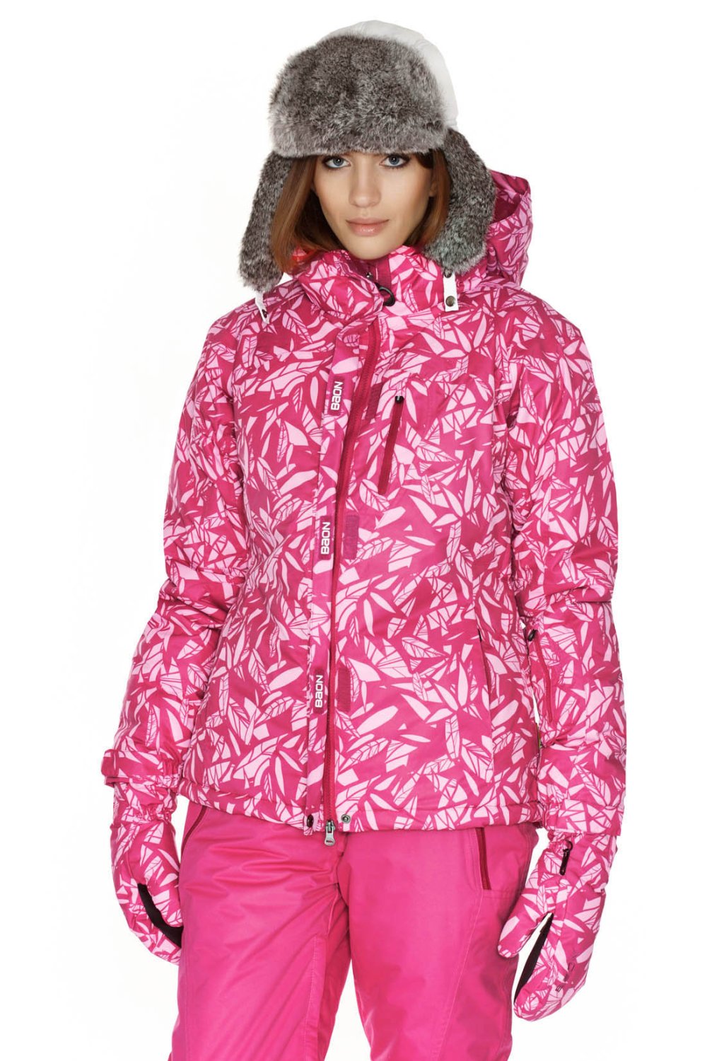 Горнолыжная куртка Баон красная женская
