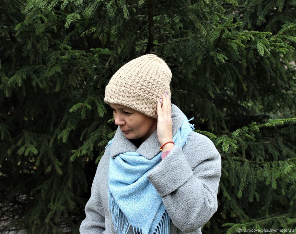 Шапка и снуд крупной вязки