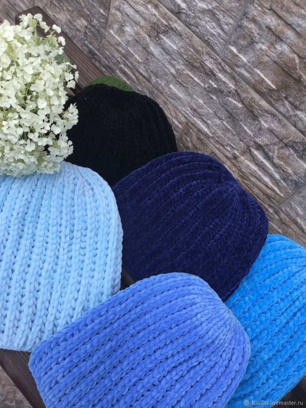 Шапка из плюша