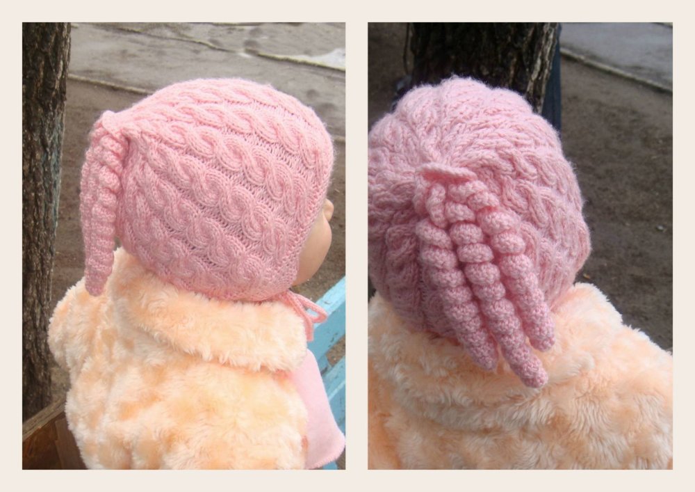Шапки связанные из плюшевых ниток