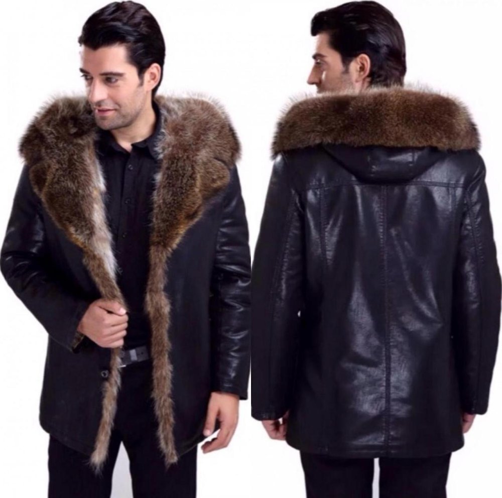 Парка с волчьим мехом