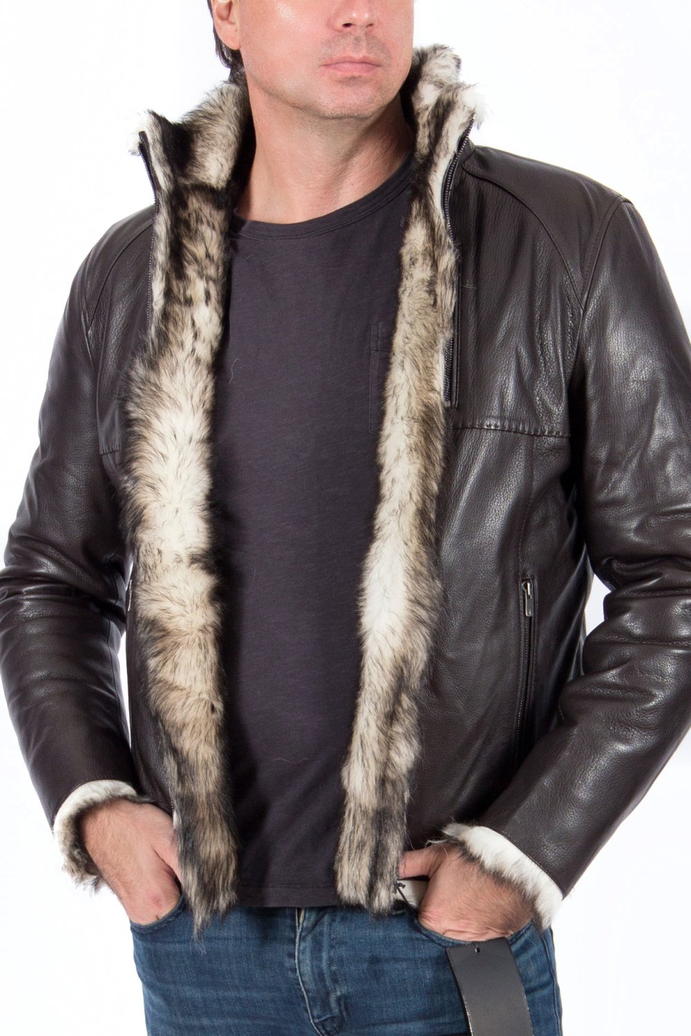 Парка с волчьим мехом