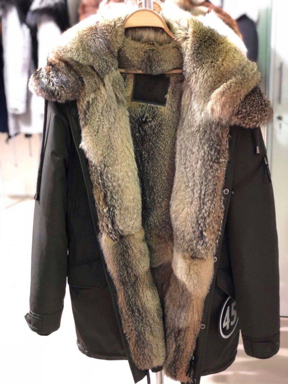 Mark Fenzi куртка волк кожа