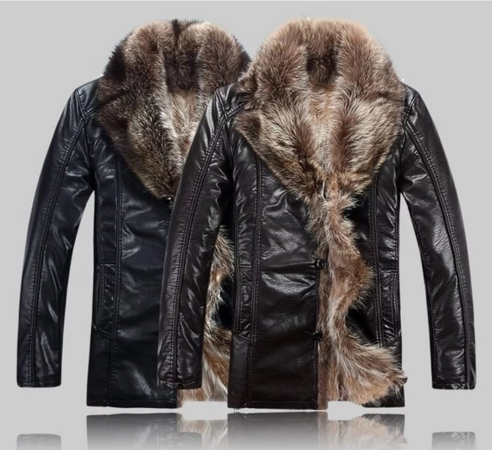 Куртка just Cavalli мужская зимняя мех волка