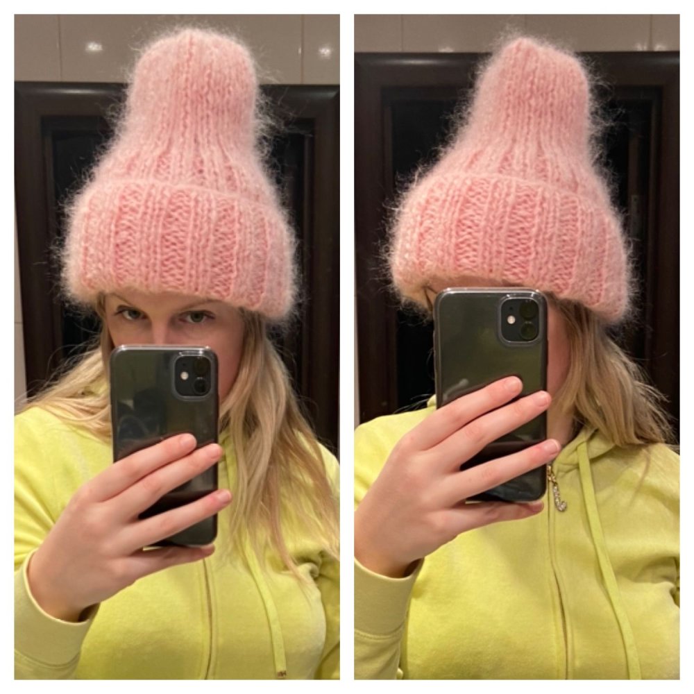 Мохеровая шапка ИРИНАША